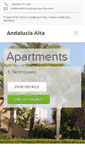 Mobile Screenshot of andaluciaaltaproperties.com